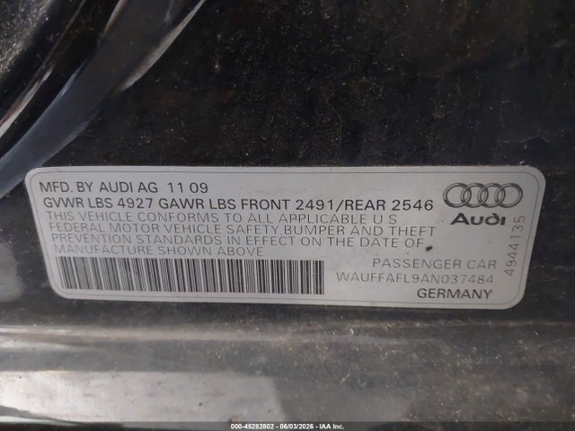 Продаж на аукціоні авто 2010 Audi A4 2.0t Premium, vin: WAUFFAFL9AN037484, номер лоту: 45282802