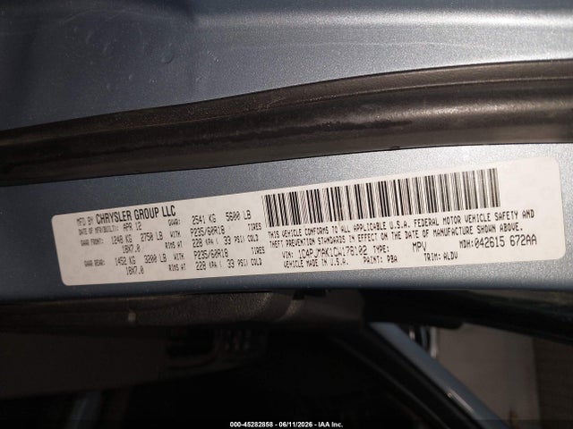 Aukcja sprzedaży 2012 Jeep Liberty Sport, vin: 1C4PJMAK1CW178102, numer aukcji: 45282858