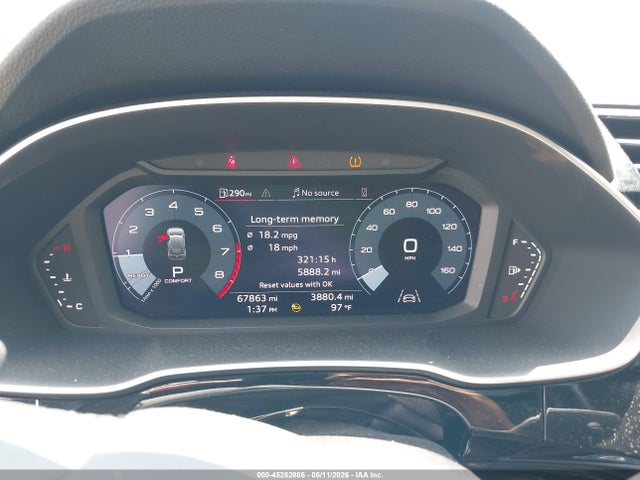45282886 :رقم المزاد ، WA1DECF30N1005538 vin ، 2022 Audi Q3 Premium S Line 45 مزاد بيع