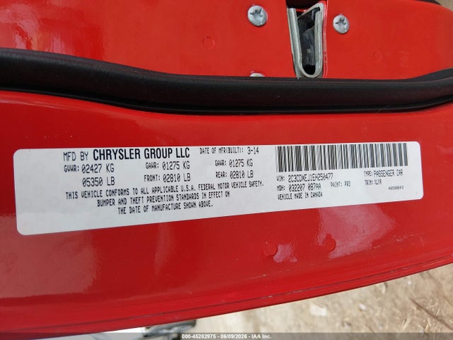 2014 Dodge Charger Srt8 მანქანა იყიდება აუქციონზე, vin: 2C3CDXEJ1EH250477, აუქციონის ნომერი: 45282975