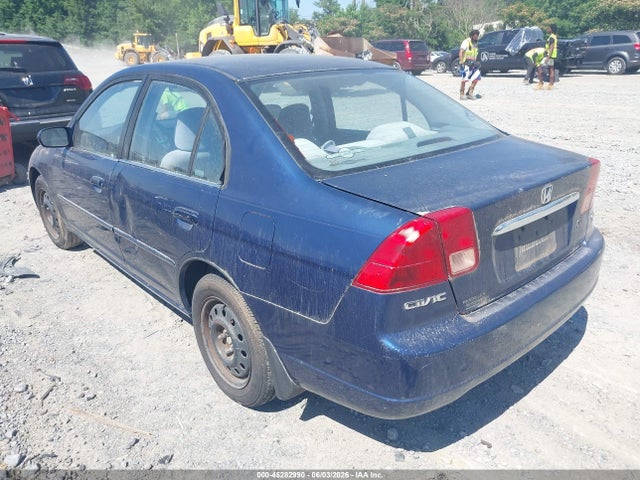 2001 Honda Civic Ex მანქანა იყიდება აუქციონზე, vin: 1HGES26721L054692, აუქციონის ნომერი: 45282990