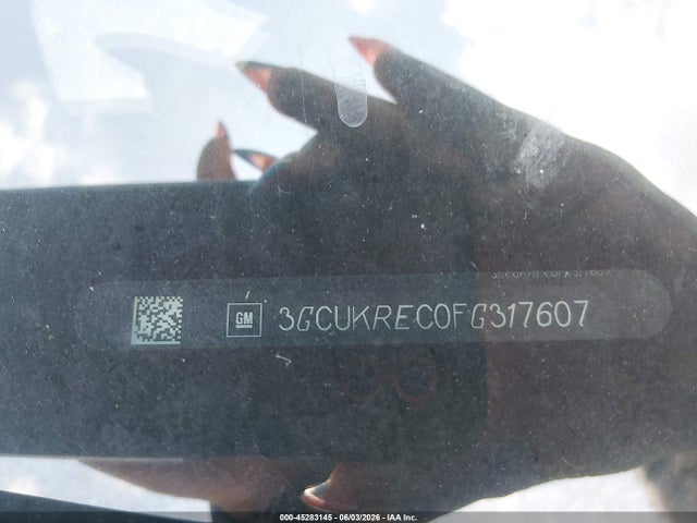 2015 Chevrolet Silverado 1500 2lt მანქანა იყიდება აუქციონზე, vin: 3GCUKREC0FG317607, აუქციონის ნომერი: 45283145