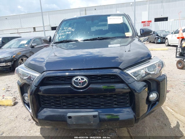 2018 Toyota 4runner Sr5 Premium მანქანა იყიდება აუქციონზე, vin: JTEBU5JR5J5493522, აუქციონის ნომერი: 45283154