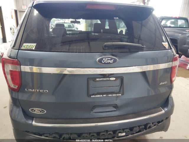 45283160 :رقم المزاد ، 1FM5K8F81JGA69991 vin ، 2018 Ford Explorer Limited مزاد بيع