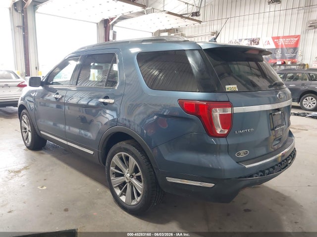 45283160 :رقم المزاد ، 1FM5K8F81JGA69991 vin ، 2018 Ford Explorer Limited مزاد بيع