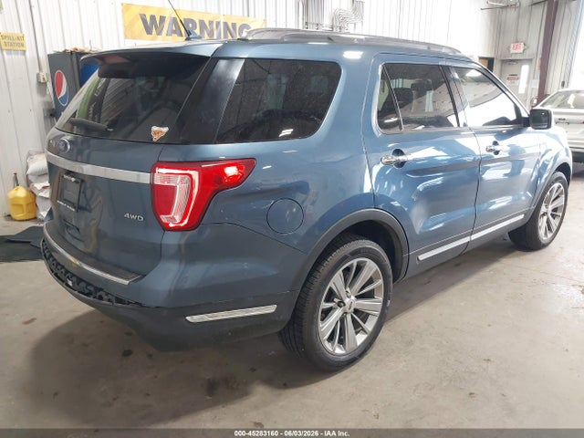 45283160 :رقم المزاد ، 1FM5K8F81JGA69991 vin ، 2018 Ford Explorer Limited مزاد بيع
