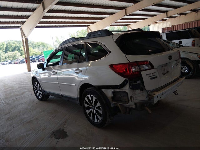 2015 Subaru Outback 3.6r Limited მანქანა იყიდება აუქციონზე, vin: 4S4BSENC2F3289226, აუქციონის ნომერი: 45283253