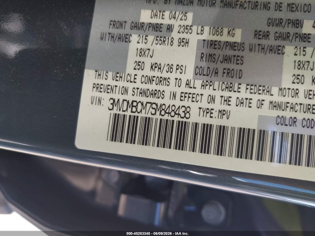 Aukcja sprzedaży 2025 Mazda Cx-30 2.5 S Carbon Edition, vin: 3MVDMBCM7SM848438, numer aukcji: 45283348