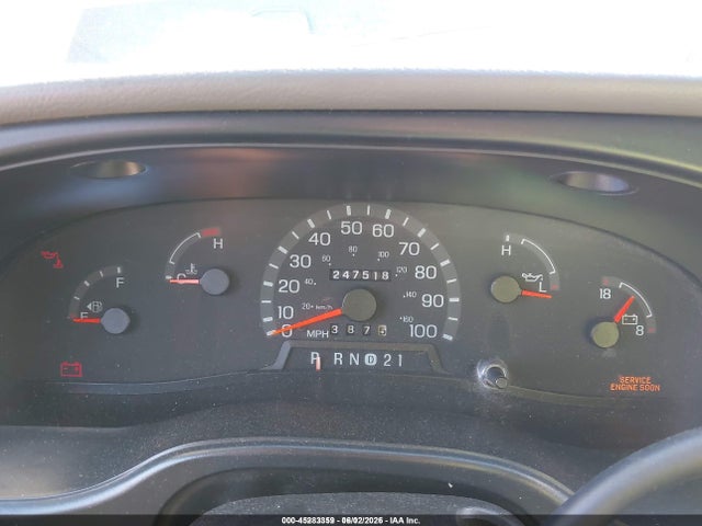 45283359 :رقم المزاد ، 1FTSS34L91HA05550 vin ، 2001 Ford E-350 Super Duty Commercial/recreational مزاد بيع