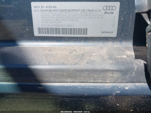 Продажа на аукционе авто 2013 Audi A3 2.0 Tdi Premium, vin: WAUKJAFM4DA018407, номер лота: 45283452