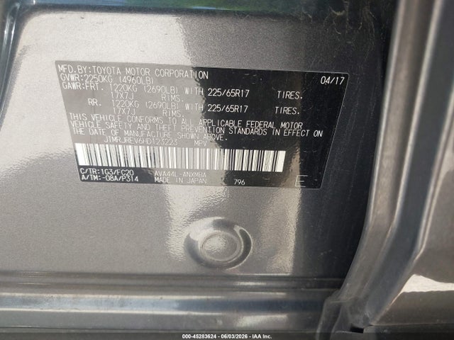 JTMRJREV6HD123223 Toyota Rav4 Hybrid Xle