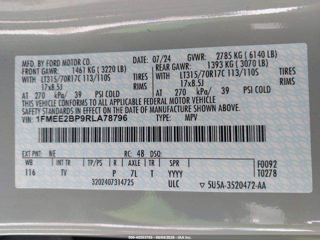 Ford Bronco Wildtrak 2024 1FMEE2BP9RLA78796 Image 9