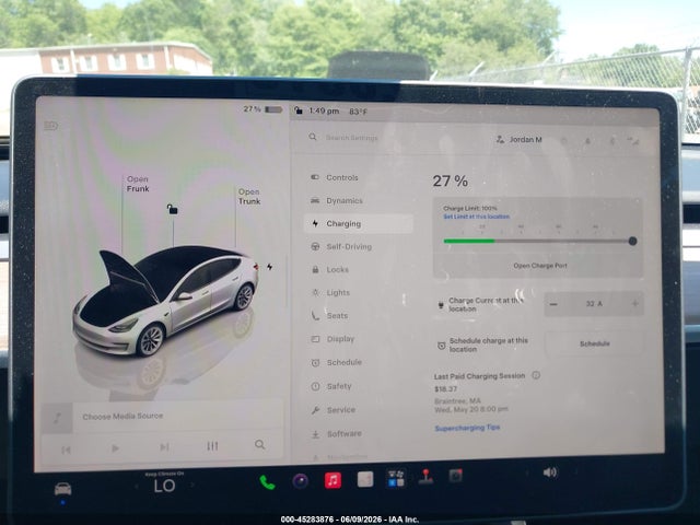 Aukcja sprzedaży 2023 Tesla Model 3 Rear-wheel Drive, vin: 5YJ3E1EA7PF482757, numer aukcji: 45283876