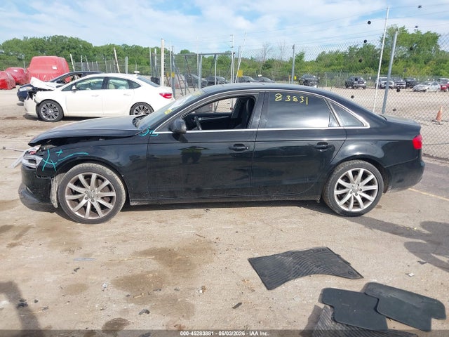 2013 Audi A4 2.0t Premium მანქანა იყიდება აუქციონზე, vin: WAUFFAFL7DN018792, აუქციონის ნომერი: 45283881