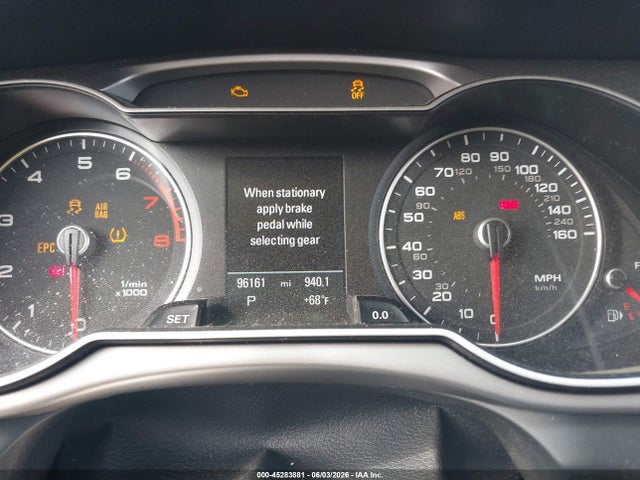 2013 Audi A4 2.0t Premium მანქანა იყიდება აუქციონზე, vin: WAUFFAFL7DN018792, აუქციონის ნომერი: 45283881