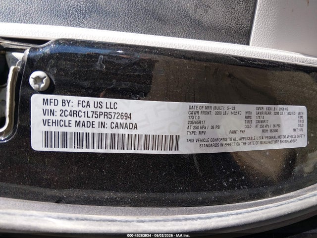 Chrysler Pacifica Hybrid Touring L 2023 2C4RC1L75PR572694 Image 9