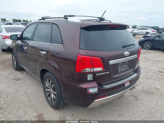 45283953 :رقم المزاد ، 5XYKW4A24DG322235 vin ، 2013 Kia Sorento Sx مزاد بيع