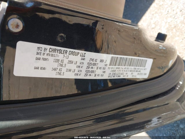 Продаж на аукціоні авто 2014 Chrysler Town & Country Touring-l, vin: 2C4RC1CG7ER108531, номер лоту: 45283979