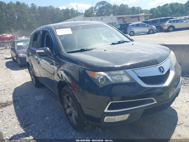 2012 Acura Mdx მანქანა იყიდება აუქციონზე, vin: 2HNYD2H29CH533709, აუქციონის ნომერი: 45283986