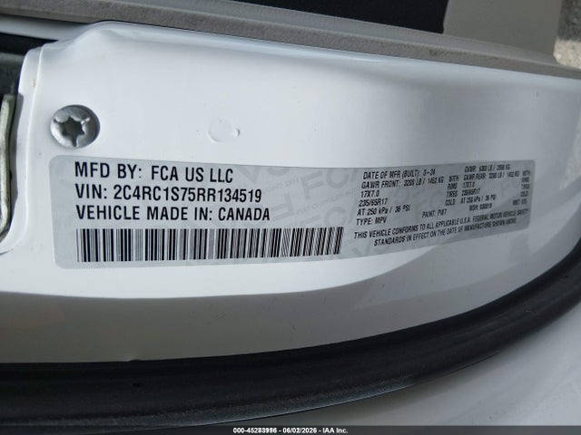 2C4RC1S75RR134519 Chrysler Pacifica Hybrid Select