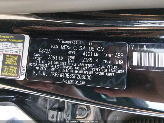 KIA K4 Gt-line 2025 3KPFW4DE3SE203030 Image 9