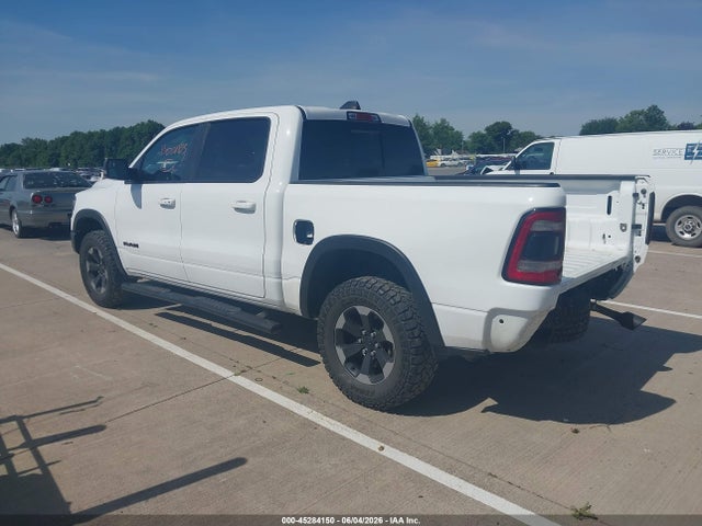 45284150 :رقم المزاد ، 1C6SRFLT8KN830259 vin ، 2019 Ram 1500 Rebel  4x4 5'7 Box مزاد بيع