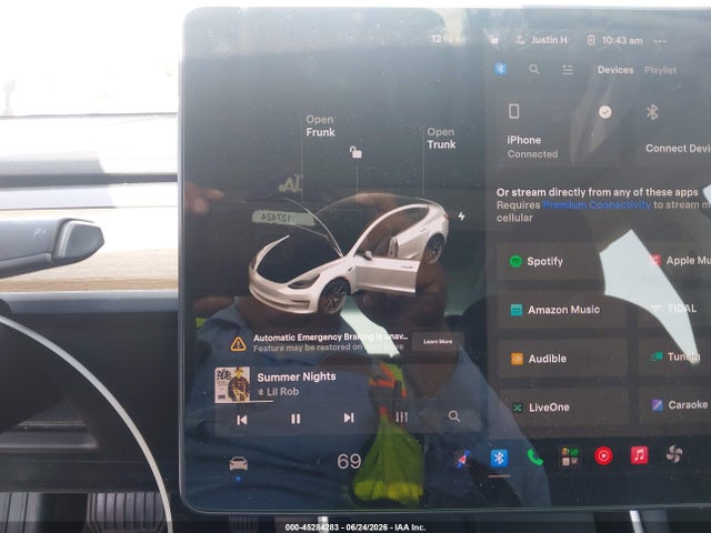 Tesla Model 3 Long Range/performance 2019 5YJ3E1EB1KF388004 Image 7