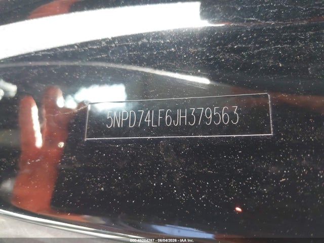 5NPD74LF6JH379563 Hyundai ELANTRA SE