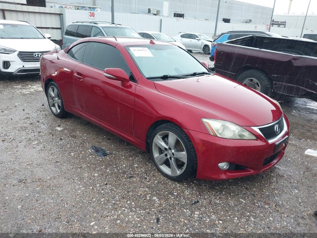 45284922 :رقم المزاد ، JTHFF2C2XA2510216 vin ، 2010 Lexus Is 250c مزاد بيع