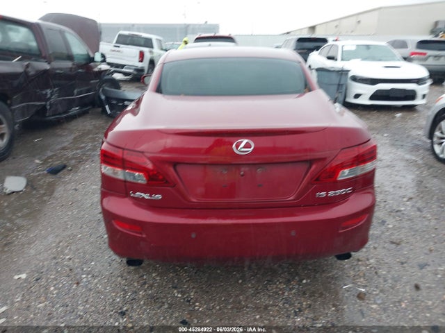 45284922 :رقم المزاد ، JTHFF2C2XA2510216 vin ، 2010 Lexus Is 250c مزاد بيع