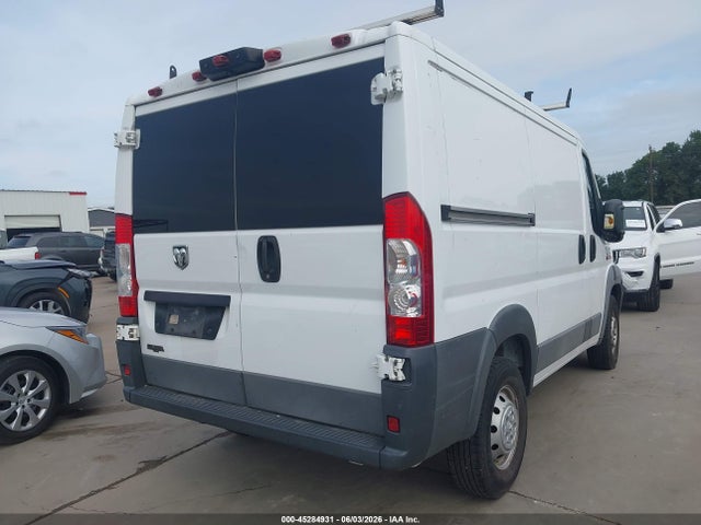45284931 :رقم المزاد ، 3C6TRVNG4HE527653 vin ، 2017 Ram Promaster 1500 Low Roof 118 Wb مزاد بيع