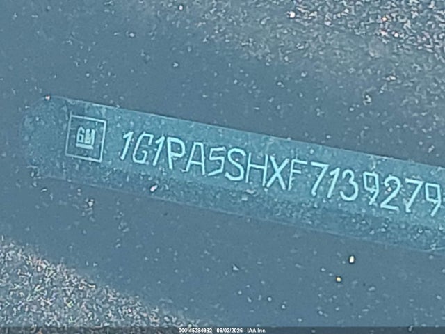 Продаж на аукціоні авто 2015 Chevrolet Cruze Ls Auto, vin: 1G1PA5SHXF7139279, номер лоту: 45284982