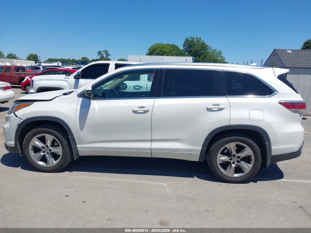 Продаж на аукціоні авто 2015 Toyota Highlander Limited Platinum V6, vin: 5TDDKRFH6FS129119, номер лоту: 45285015