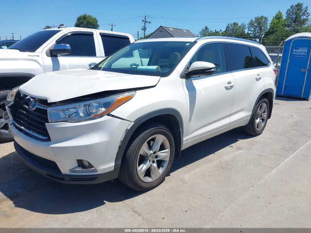 Продаж на аукціоні авто 2015 Toyota Highlander Limited Platinum V6, vin: 5TDDKRFH6FS129119, номер лоту: 45285015