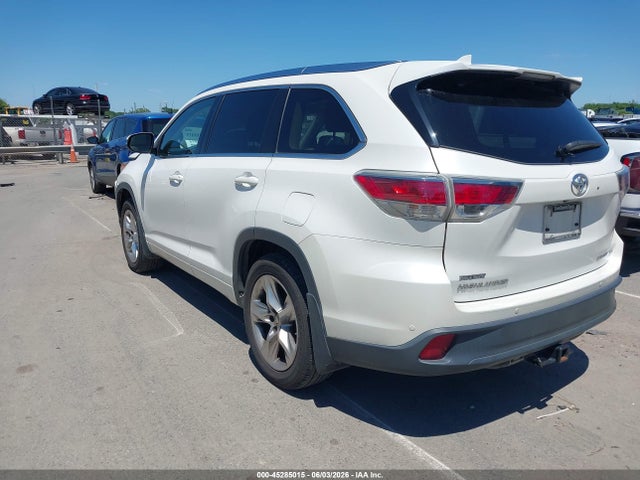 Продаж на аукціоні авто 2015 Toyota Highlander Limited Platinum V6, vin: 5TDDKRFH6FS129119, номер лоту: 45285015