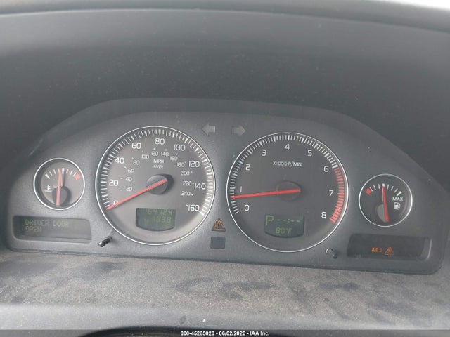 2007 Volvo S60 2.5t მანქანა იყიდება აუქციონზე, vin: YV1RS592872635348, აუქციონის ნომერი: 45285020