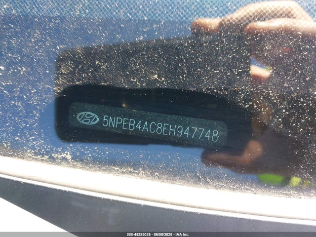 2014 Hyundai Sonata Gls მანქანა იყიდება აუქციონზე, vin: 5NPEB4AC8EH947748, აუქციონის ნომერი: 45285026