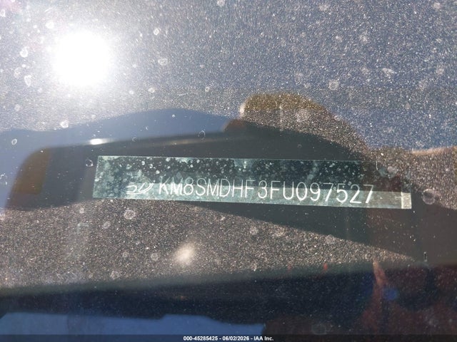 Aukcja sprzedaży 2015 Hyundai Santa Fe Gls, vin: KM8SMDHF3FU097527, numer aukcji: 45285425