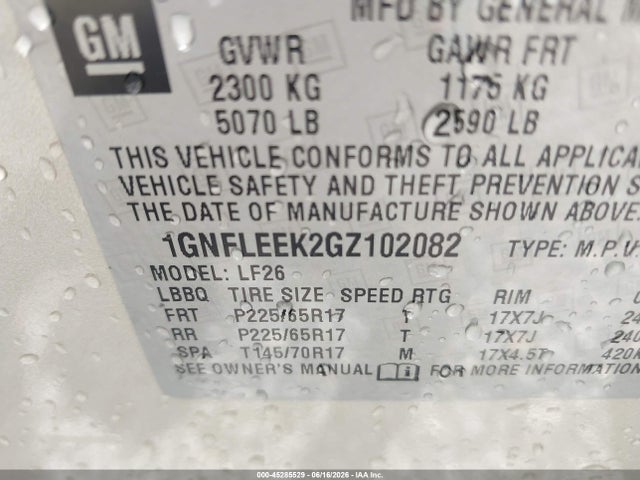 Chevrolet EQUINOX LS 2016 1GNFLEEK2GZ102082 Image 9