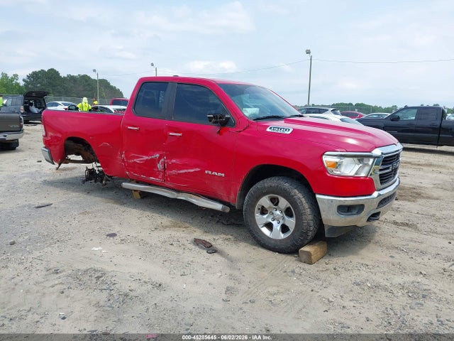 45285645 :رقم المزاد ، 1C6SRFBT9KN555454 vin ، 2019 Ram 1500 Big Horn/lone Star  4x4 6'4 Box مزاد بيع