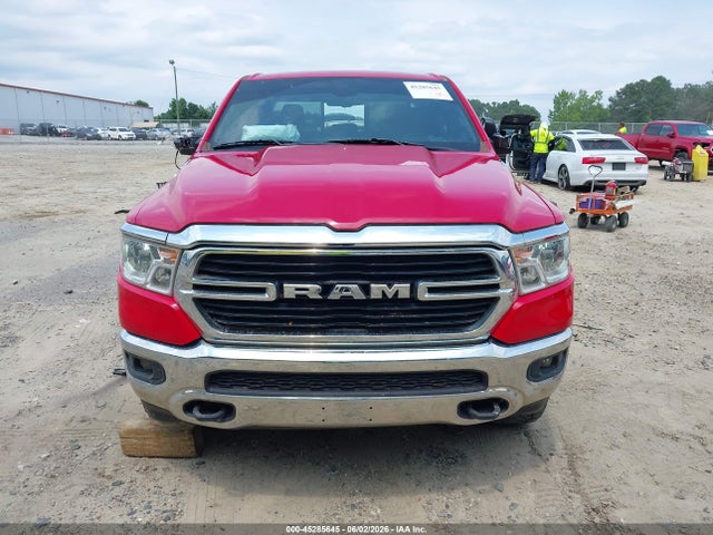 45285645 :رقم المزاد ، 1C6SRFBT9KN555454 vin ، 2019 Ram 1500 Big Horn/lone Star  4x4 6'4 Box مزاد بيع