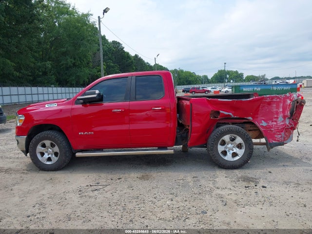 45285645 :رقم المزاد ، 1C6SRFBT9KN555454 vin ، 2019 Ram 1500 Big Horn/lone Star  4x4 6'4 Box مزاد بيع