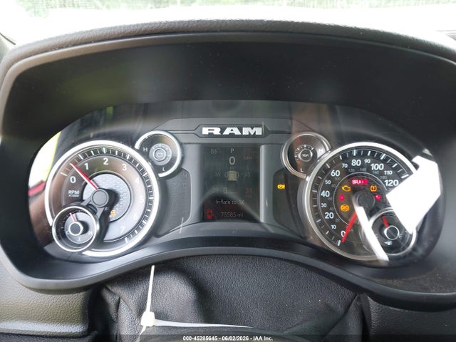 45285645 :رقم المزاد ، 1C6SRFBT9KN555454 vin ، 2019 Ram 1500 Big Horn/lone Star  4x4 6'4 Box مزاد بيع