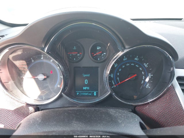 45285674 :رقم المزاد ، 1G1PF5SC6C7196886 vin ، 2012 Chevrolet Cruze 1lt مزاد بيع
