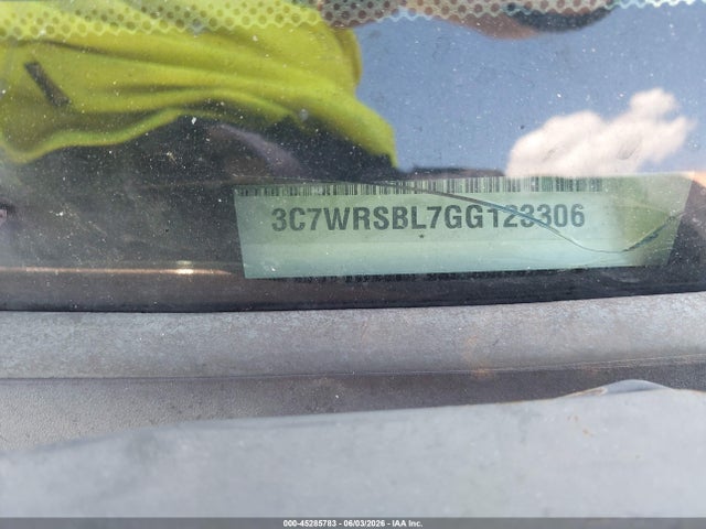 45285783 :رقم المزاد ، 3C7WRSBL7GG123306 vin ، 2016 Ram 3500 مزاد بيع