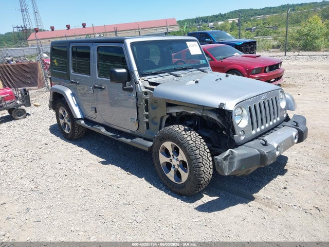 45285794 :رقم المزاد ، 1C4BJWEG8GL137209 vin ، 2016 Jeep Wrangler Unlimited Sahara مزاد بيع