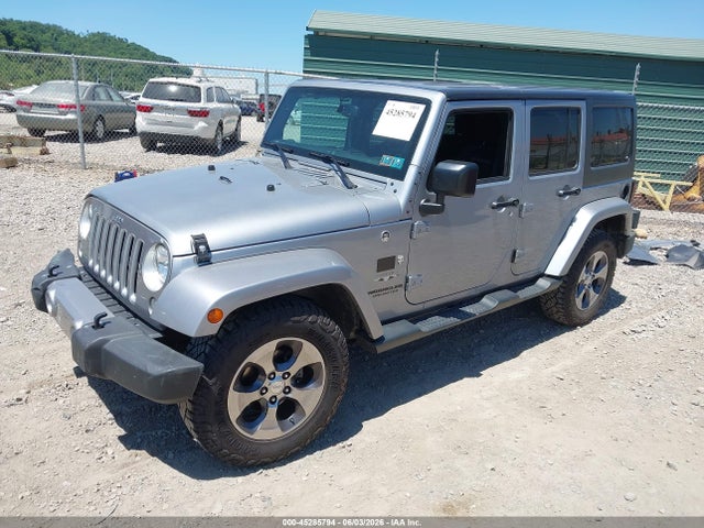 45285794 :رقم المزاد ، 1C4BJWEG8GL137209 vin ، 2016 Jeep Wrangler Unlimited Sahara مزاد بيع