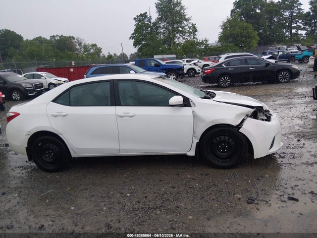 45285864 :رقم المزاد ، 2T1BURHE9GC547706 vin ، 2016 Toyota Corolla Le مزاد بيع