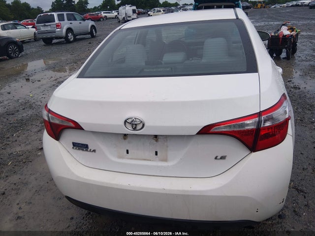 45285864 :رقم المزاد ، 2T1BURHE9GC547706 vin ، 2016 Toyota Corolla Le مزاد بيع