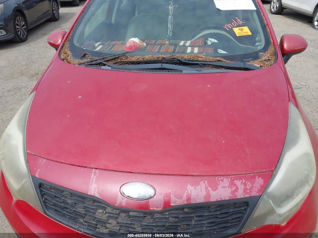 2013 Kia Rio Lx მანქანა იყიდება აუქციონზე, vin: KNADM4A32D6188624, აუქციონის ნომერი: 45285958